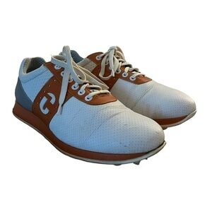 Duca del Cosma Men’s Belair Golf Shoes Orange/